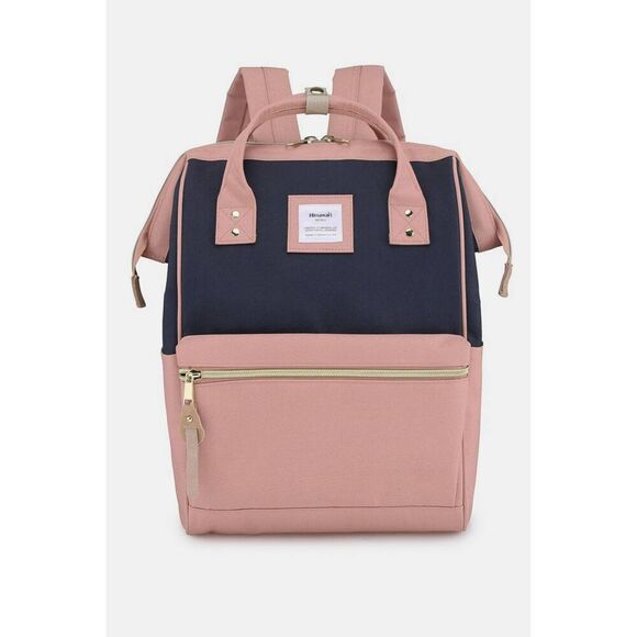 Himawari Waterproof Striped Canvas Backpack Bag with Various Colors - Picture 7 of 10